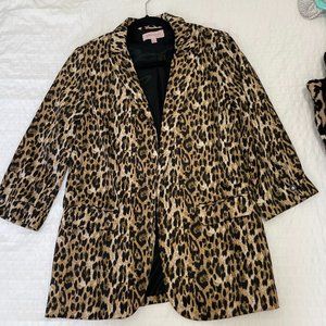Philosophy Animal Print Blazer